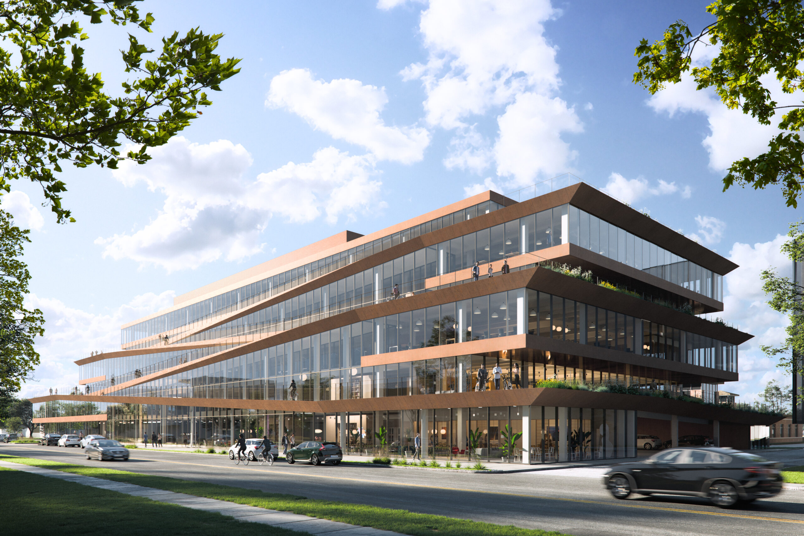 Photo render of the Ledger Building